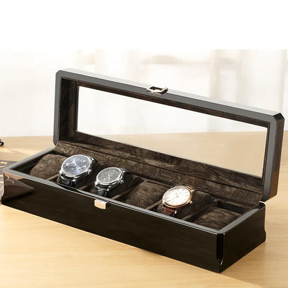 Wooden watch holder 6 slots