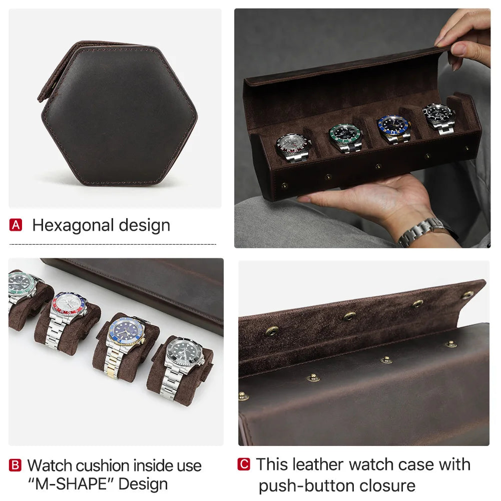 Hexagon watch holder